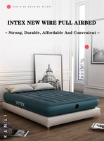 Intex-64734 Großhandel Lager versand bereit Pvc Vergrößern Traum Grüne Luft matratze