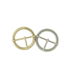 革ファッション衣類アクセサリーに適したラウンドメタルベルトバックル - Product Image 5