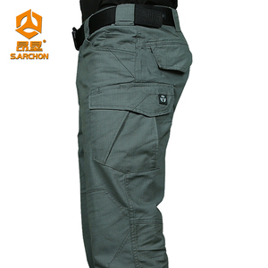 Verano primavera otoño pantalones tácticos para <span class=keywords><strong>hombre</strong></span> sólido transpirable trabajo <span class=keywords><strong>senderismo</strong></span> deporte cremallera mosca medio exterior ligero resistente al agua - Product Image 2