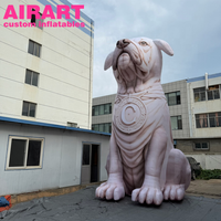 Bulldog gonflable décoratif, décoration extérieure, chien gonflable pour exposition