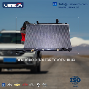 USEKA 16400-28270โรงงานชิ้นส่วนรถยนต์ระบายความร้อนหม้อน้ำสำหรับโตโยต้าคัมรี่ <span class=keywords><strong>ACV30</strong></span> 2.0 2.4 2002-2006 2AZ - Product Image 3