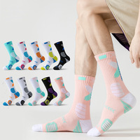 Chaussettes mi-mollet respirantes en mélange coton-polyester, antibactériennes, déodorantes, confortables, décontractées, pour le sport, vente en gros