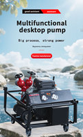 Pompe à eau de mer haute pression portable XINBATE à moteur essence pour la lutte contre les incendies, débit de 735 L/min, 27 CV, OEM personnalisé pris en charge