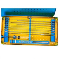 Ensemble de canules de liposuccion A1 en plastique bleu pour injection de graisse corporelle et faciale et transfert de cellules souches