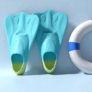 Aletas de silicona personalizadas, entrenamiento de natación para hombres y mujeres, aletas largas de exportación transfronteriza especiales de buceo - Product Image 2