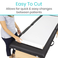 Vente en gros rouleau de draps jetables canapé en papier lisse pour table de massage ou lit d'hôpital pour toilettes-Lisse et confortable