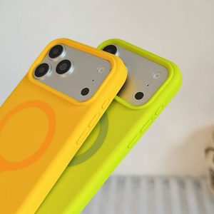 Funda Magnética para Teléfono con Cierre Magnético en Colores Brillantes de Verano para iPhone 18, iPhone 17, 16, 15, 14, 13 Pro Max, Accesorios para Teléfono, Funda de Silicona - Product Image 2