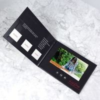 Nouveauté promotionnelle : Livre vidéo pour cadeau de mariage, cartes d'invitation de mariage avec écran LCD