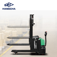 Apilador Eléctrico de Paletas Hangcha Serie X, con Batería de Litio, Capacidad de Carga de 1.2 Toneladas, Elevación Inicial de 125 mm, 48V/80AH, Neumáticos de Poliuretano