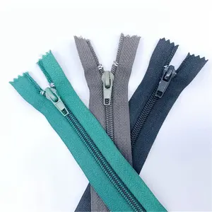 Fermeture à glissière en Nylon, 10 pièces, 3 #5 #7 #8 #10 #, fermeture éclair de finition