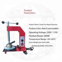 Machine de vulcanisation multi-positions pour réparation de pneus avec composants à engrenages, contrôle automatique, patch à chaud temporisé 500W 110V/220V
