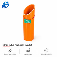 Tuyaux de conduite en CPVC, gaines en PVC, raccords de tuyauterie électrique pour la protection des câbles et des fils
