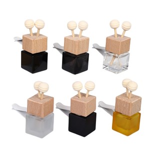 8ml Refillable Empty Glass <strong>Car</strong> Perfume <strong>Diffuser</strong> Bottle Air Vent Perfume <strong>Holder</strong> Customizable <strong>Cars</strong> Hanging Decoration - Product Image 2