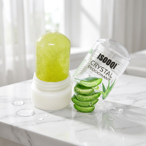 Magicare 60G ISOOQI Stick <span class=keywords><strong>d</strong></span>'<span class=keywords><strong>Alun</strong></span> à l'Aloe Vera, Bloc <span class=keywords><strong>d</strong></span>'<span class=keywords><strong>Alun</strong></span> de Potassium, <span class=keywords><strong>Pierre</strong></span> Anti-Transpirante, <span class=keywords><strong>D</strong></span>éodorant Cristal pour Aisselles - Product Image 1