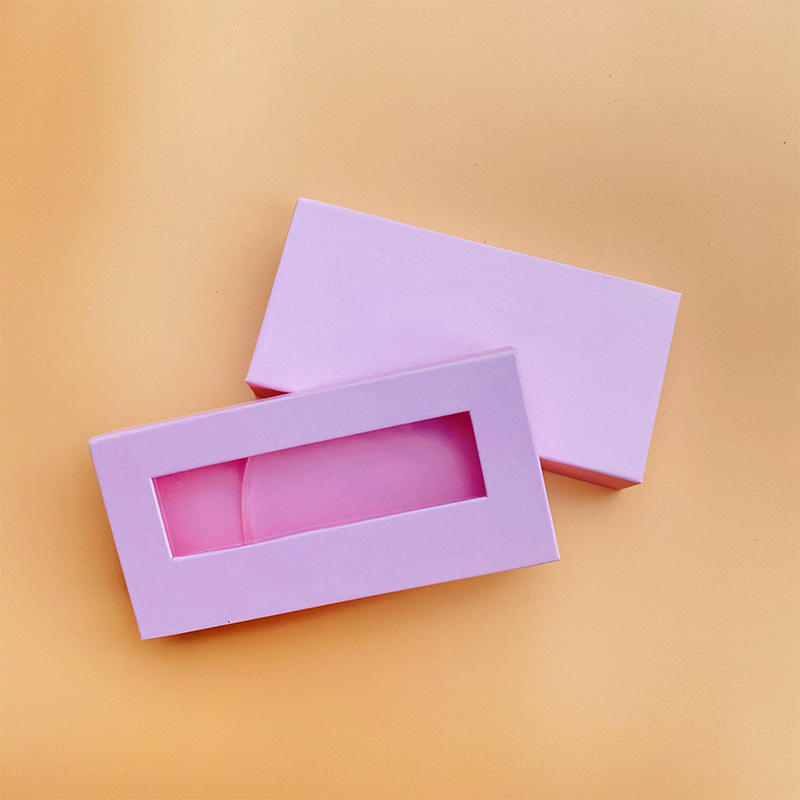 Light pink rectangular magnetic box