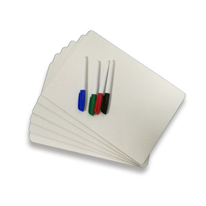 9x12in Nhỏ Bảng Trắng 12Pc Gói Bảng Trắng Xóa Khô Lapboards Bộ - Product Image 5