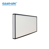 Clean-Link Ahu Filters Papel de fibra de vidrio Ulpa Filter H13 H14 U15 U16 Panel Mini filtro HEPA plisado para laboratorio