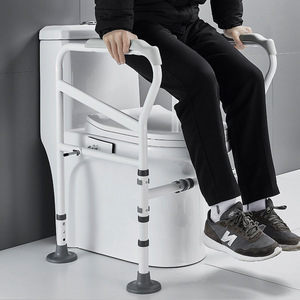 Barra de apoyo plegable antideslizante You Liang para inodoro, dispositivo de asistencia de seguridad para el baño para personas mayores - Product Image 3