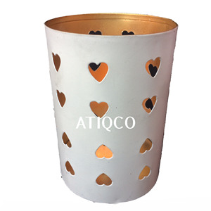 Bougeoir votif en fer blanc moderne Bougeoir en métal dernier cri et élégant Bougeoir en fer intelligent Porte-bougie en métal attrayant - Product Image 4