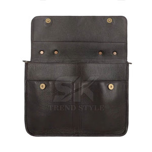 6670 Porte-documents en cuir uni, monochrome, pour ordinateur <span class=keywords><strong>portable</strong></span> de bureau, sac à main, porte-documents - Product Image 3