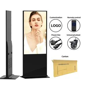 85 polegadas Stretch Panel Display de publicidade digital Tela virtual Telas quiosque digital Publicidade LCD Touch Quiosque Quiosque Android