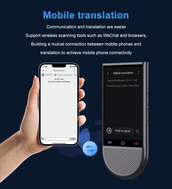 S15 Smart Travel Translator Pen 4G WiFi 148 Online Languages Touch Screen