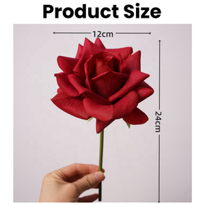 Haute qualité main-sentiment hydratant blanc rose Rose Bouquet artificiel vraie touche fleurs pour mariage décoration de la maison - Product Image 2