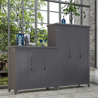 Armoire de rangement modulaire en métal personnalisable écran solaire imperméable moderne et minimaliste pour centre commercial, villa, cour, école