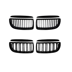 Bmw 3 Series E90 E91 Front Bumper Grille Cover Single Double Line Abs 2005 2008 - Product Image 4