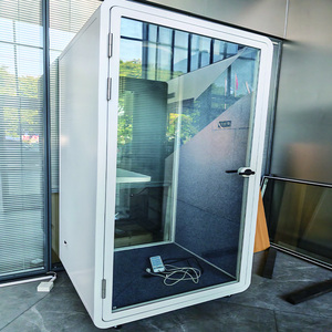 Cabine acoustique insonorisée économique, multi-scènes, facile à installer, cabine mobile silencieuse pour bureau/vente au détail/école - Product Image 4