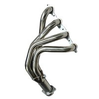 Corvette C6 Z06 2005 + collecteur d'échappement en acier inoxydable avec Crossover X-Pipe Corvette C6 Z06 2005 + tuyaux d'extension uniquement EH28262