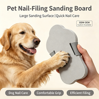 Planche de ponçage manuelle pour ongles d'animaux, lime à griffes pour chiens, tampon d'affûtage des griffes, lime à ongles à grain extra-gros, soin des pattes de chats, disponible pour