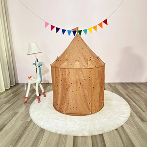 Carpa de juegos infantil, castillo de tela, casa de juguete para interiores y exteriores, para niños de 2 a 6 años, diseño unisex - Product Image 1
