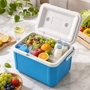 Glacière isotherme 5,5 L en PE, PP et polyuréthane, portable pour voiture, camping, barbecue, vente ambulante, pique-niques, maintien de la glace 24-48 heures - Product Image 5
