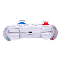 Manette de jeu sans fil BT avec double moteur de vibration et lumières LED, boutons programmables, compatible avec Lite/Pro
