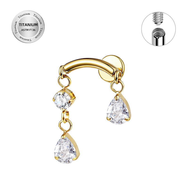 Toposh Fashion Body Piercing Jewelry Flat
