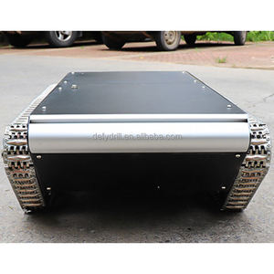 รถดับเพลิง แชสซีหุ่นยนต์แบบตีนตะขาบ รถเอทีวีไฟฟ้า ขับเคลื่อนด้วยมอเตอร์ หุ่นยนต์ติดตั้งบนแทร็กยาง - Product Image 4