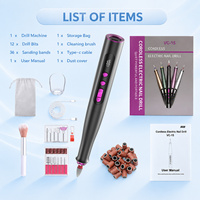 Vantrend Beauty Professionele Nagelboor Pen Set Hoge Snelheid 35000RPM USB Oplaadbare Borstelmotor Gel Manicure Pedicure Tool