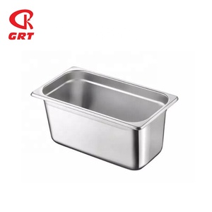 Phong Cách EU 2/1 Thép Không Gỉ Gastrorm Container 0.8Mm GN Thực Phẩm Pan Khách Sạn Thiết Bị Phục Vụ Ăn Uống - Product Image 1
