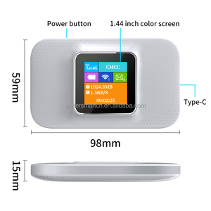 Modem 4G ChiWay avec emplacement pour carte SIM, routeur de poche CPE, écran LCD LED, voyage d'affaires, 300 Mbps, Mifi WiFi6, extérieur, Wi-Fi 2,4 G pris en charge - Product Image 3