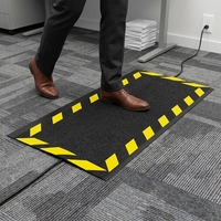 Alfombrilla Protectora de Cables, 300*1000*10mm, Alfombrilla de Seguridad para Cables