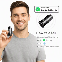 Mini localisateur GPS avec positionnement AGPS, charge double port, en alliage d'aluminium pour appareils iOS