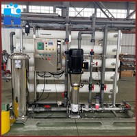 Système de dessalement par osmose inverse pour eaux saumâtres BWRO 10m³/h, équipement industriel de traitement de l'eau RO pour eaux de puits
