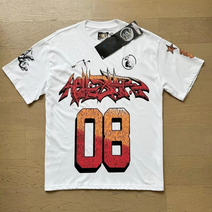 T-shirt da uomo casual alla moda a maniche corte in 100% cotone vintage stampato, <span class=keywords><strong>abbigliamento</strong></span> estivo - Disponibilità immediata - Product Image 4