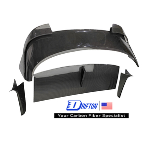 ปีกข้างด้านบนสำหรับ Bentley Bentayga 2020-2024 MSY คาร์บอนไฟเบอร์แห้งสไตล์ V1หลังคาด้านหลังปีกสปอยเลอร์ - Product Image 1