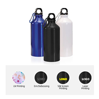 Bouteille d'eau de cyclisme en aluminium écologique personnalisée portable avec isolation thermique pour les sports de plein air et le camping