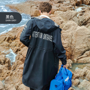 Dài ngoài trời Đi Bộ Đường Dài Áo mưa không thấm nước dây kéo áo mưa mưa Mưa Poncho áo mưa - Product Image 3