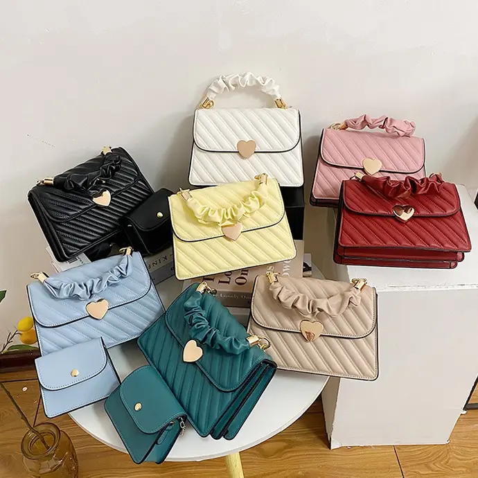 Drop Shipping 2 in 1 borse set ragazze Design Messenger borsa da donna borse piccole per giovane donna