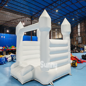 Château gonflable commercial personnalisé blanc pour mariage, château gonflable avec toboggan à <span class=keywords><strong>vendre</strong></span> - Product Image 2