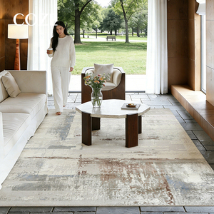 Tapis moderne de style contemporain, fabriqué à la machine, résistant aux taches et facile à nettoyer, idéal pour le salon et la chambre à coucher - Product Image 4